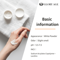 Émulsifiant naturel pour les cosmétiques chimiques quotidiens avec des ingrédients émulsionnés de copolymère d'acrylates de sodium