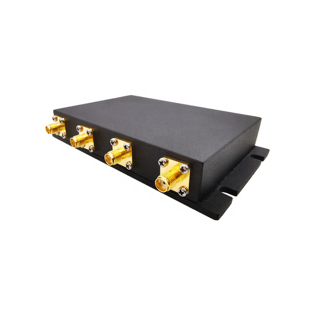 4 Way Booster Use Power Splitter 380-2500MHz Signal Divider Radio Frequency Splitting Device Dividing Connector