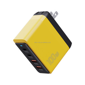 Phổ cổng sạc Adapter máy tính để bàn <span class=keywords><strong>Dock</strong></span> di động Phụ kiện đa kép nhanh chóng phí điện thoại di động USB C 100W gan sạc - Product Image 2