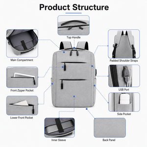 <span class=keywords><strong>Sac</strong></span> à dos pour <span class=keywords><strong>ordinateur</strong></span> portable, ensemble de 3 pièces, cadeau d'affaires, <span class=keywords><strong>sac</strong></span> pour <span class=keywords><strong>ordinateur</strong></span> de couleur unie, <span class=keywords><strong>sac</strong></span> pour <span class=keywords><strong>ordinateur</strong></span> portable minimaliste avec pochette <span class=keywords><strong>bandoulière</strong></span> - Product Image 2