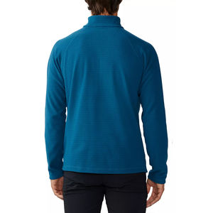 Sudadera de punto informal de golf con cremallera y estampado de otoño para hombre de poliéster 100% personalizada con borde acanalado - Product Image 5