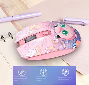<span class=keywords><strong>Souris</strong></span> sans fil ultra légère 2 modes <span class=keywords><strong>Souris</strong></span> de jeu Esports pour ordinateur portable Dessin animé personnalisé - Product Image 4