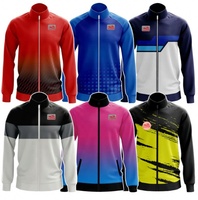 Survêtements Blank Stitch Sport Vêtements Surdimensionné Tech Unisexe Détendu Femmes Rouge Vêtements Articles Double up Polyester Zip Survêtement