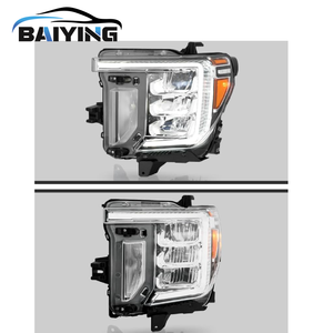 Remplacement du phare avant côté conducteur pour GMC Sierra <span class=keywords><strong>2500</strong></span> 3500 <span class=keywords><strong>HD</strong></span> 2020 2021 2022 <span class=keywords><strong>2023</strong></span> avec signal halogène LED - Product Image 3