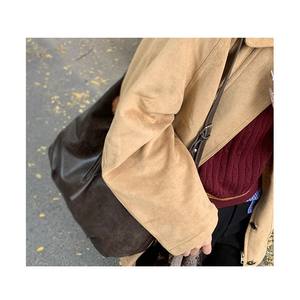 Sac fourre-tout rétro Wasteland pour femme en PU, grande capacité, doublure polyester, fermeture éclair, sac à bandoulière, nouvelle collection printemps tendance - Product Image 5