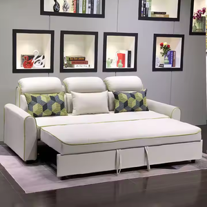 <strong>Small</strong> Apartment Foldable <strong>Sofa</strong> Bed Multi-functional Modern Living Room Three Cloth <strong>Sofa</strong> - Product Image 2