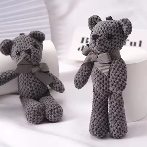 Pendentif porte-clés, poupées, cadeaux, cadeau pour bébé, ours en crochet faits main, poupée en peluche, poupée de réconfort pour bébé, jouets en peluche doux - Product Image 4