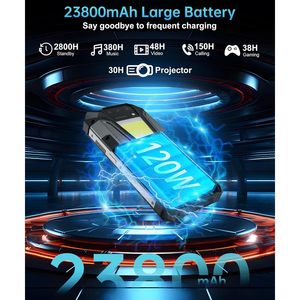สมาร์ทโฟน 8849 Tank 2 Pro รุ่นทนทาน ขนาด 6.79 นิ้ว อัตรารีเฟรช 120Hz พร้อมโปรเจคเตอร์ในตัว ระบบปฏิบัติการ Android 14 หน่วยความจำ 512GB - Product Image 2