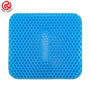 Gel Seat Cushion Enhanced Office Chair Seat Cushion Newest Modified Double Gel Honeycomb Design Thick Seat Cushion