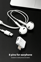Adaptateur audio USB-C à angle droit 90 degrés, convertisseur de casque mâle/femelle Type-C, neuf, OTP, pour ordinateur portable et téléphone portable