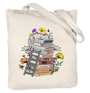 <span class=keywords><strong>Sac</strong></span> fourre-tout en toile <span class=keywords><strong>de</strong></span> coton sur le thème des livres, <span class=keywords><strong>sac</strong></span> <span class=keywords><strong>bibliothèque</strong></span> pour les amoureux des livres - Product Image 2