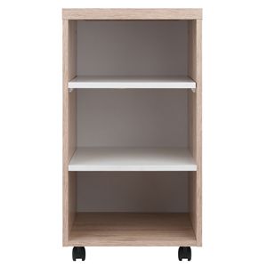 DB Kenner Madera recuperada y blanco Estantería abierta Solución elegante de organización de archivos - Product Image 2