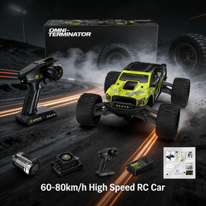Voiture RC Brushless Rlaarlo Omni Terminator à l'échelle 1/10, modèle RZ001O-C, avec câble USB, batterie LiPo, portée de 150 m - Cadeau pour enfants - Product Image 2
