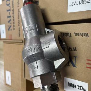 Válvula <span class=keywords><strong>de</strong></span> seguridad con resorte NAI-LOK SS316, 1 pulgada MNPT x FNPT roscada, válvula <span class=keywords><strong>de</strong></span> alivio <span class=keywords><strong>de</strong></span> presión <span class=keywords><strong>de</strong></span> 3000 PSI para tuberías <span class=keywords><strong>de</strong></span> gas y vapor - Product Image 3