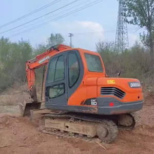 Goede Prijs Hoge Kwaliteit Doosan Dx80 Gebruikte Graafmachine Bijna Nieuwe Backhoe Loader Te Koop Doosan Dx 80