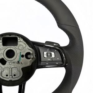 Volant <span class=keywords><strong>de</strong></span> <span class=keywords><strong>course</strong></span> en cuir personnalisé <span class=keywords><strong>de</strong></span> haute qualité pour Volkswagen Golf 6 MK6 GTD GTI R Scirocco Polo - Product Image 4