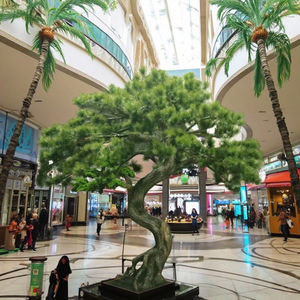 ต้นสนบอนไซประดิษฐ์ขนาดใหญ่2ม. ทำด้วยมือเป็นมิตรกับสิ่งแวดล้อมใช้ในร่ม/กลางแจ้งตกแต่งด้วยแสงยูวีรับประกันคุณภาพสูงไฟเบอร์กลาส + พลาสติก - Product Image 3