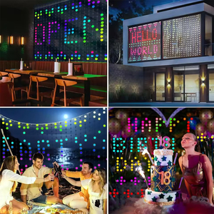 Đèn rèm LED RGB điều khiển bằng ứng dụng thông minh, 16 triệu màu sắ<span class=keywords><strong>c</strong></span>, tự thiết kế, đèn dây LED chống nướ<span class=keywords><strong>c</strong></span> IP67, trang trí ngày lễ, Giáng sinh, tiệ<span class=keywords><strong>c</strong></span> tùng, <span class=keywords><strong>c</strong></span>ửa sổ - Product Image 4