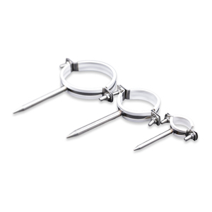 <span class=keywords><strong>Abrazadera</strong></span> de Tubo de Acero Inoxidable SS201 o Acero al Carbono Galvanizado con Soporte de Liberación Rápida para Tubo con Clavo Soldado para Montaje en Pared - Product Image 2