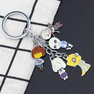 Accessori Moda <span class=keywords><strong>Undertale</strong></span>: Portachiavi con Ciondolo di Frisk, Sans, Toriel, Papyrus, Alphys - Product Image 4