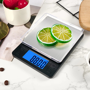 Báscula Digital de Bolsillo para Cocina, 200G 300G 500G 600G 1Kg/0.01G 1Kg 2Kg 3Kg/0.1G, Báscula Manual para Alimentos - Product Image 1