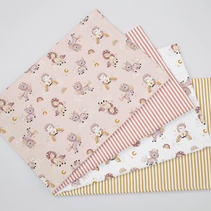 Tessuto 100% Cotone Stampato con Stampa Digitale <span class=keywords><strong>Unicorno</strong></span> per Pigiami da <span class=keywords><strong>Bambina</strong></span> - Product Image 1