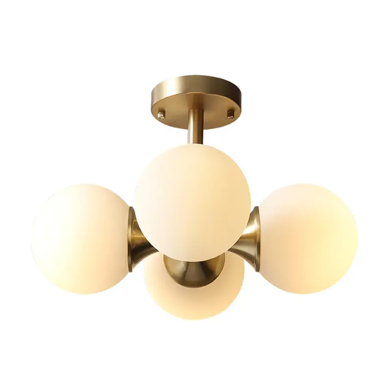 Four balls modern ceiling lamp Creative personality room star dome light hotel hall lighting bar decor lamp