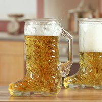 Verre à bière en forme de botte, 500 ml, verre allemand, steins, chaussures, verre à bière pour les jeux de boisson de fête
