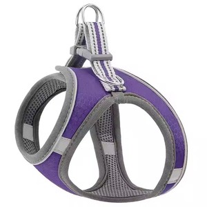 Preço por atacado Novo Design Nylon Reflexivo Respirável Ajustável <span class=keywords><strong>Dog</strong></span> <span class=keywords><strong>Harness</strong></span> Adequado para <span class=keywords><strong>Dog</strong></span> Training - Product Image 2