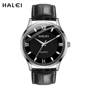 ดรอปชิปปิ้ง HALEI นาฬิกาควอทซ์ของแท้รุ่นใหม่สำหรับผู้ชาย กันน้ำ 3BAR ตัวเลขโรมัน สไตล์ธุรกิจสุดหรู กลไกญี่ปุ่น - Product Image 3