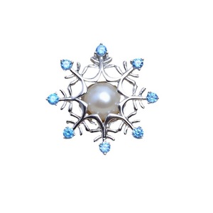 Perles en argent S925 de style flocon de neige, non poreuses, 7-8 mm, pendentif vide, support pour bijoux DIY, trouvailles et composants - 5281 Cage à flocons de neige - Product Image 5