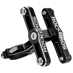 <span class=keywords><strong>ROCKBROS</strong></span> 자전거 핸들 바 물병 케이지 변환기 좌석 360 도 회전 Kettleholder 자전거 부품 더블 변환 좌석 - Product Image 1