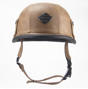 ZoomLon quattro stagioni moda retrò pelle aperta <span class=keywords><strong>casco</strong></span> da <span class=keywords><strong>moto</strong></span> Anti-appannamento ABS <span class=keywords><strong>3</strong></span> colori sicurezza guida <span class=keywords><strong>casco</strong></span> Vintage OEM - Product Image 1