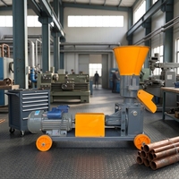 Machine à granulés multifonctionnelle KR-150 avec moteur à fil de cuivre, rapide et efficace, adaptée à la production facile de granulés
