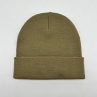 Conception personnalisée Tricot unisexe multicolore acrylique Broderie chaleureuse OEM Casquette de luxe en vrac Bonnet Chapeaux d'hiver