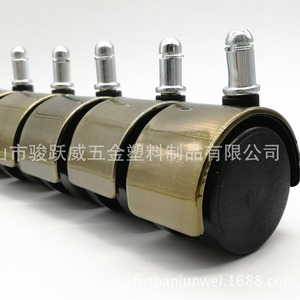 Rueda Giratoria para Silla Junyuewei, 50 mm de Diámetro, Capacidad de Carga de 40 kg, Funcionamiento Silencioso, Rueda para Muebles de Oficina, Acabado Bronce - Product Image 4