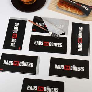 Custom Hot Dog Fast Food to Go Delivery Paperbag Restaurant Takeout <b>Packaging</b> Bags Food-grade <b>Packaging</b> Bags for Snacks - Product Image 4