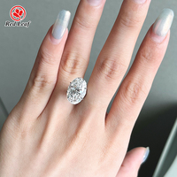 IGI Certificado Excelente 4 Quilates Oval Lab Diamantes sueltos D VVS VS 3 CT 5 CT Quilates Lab Diamond Oval para la fabricación de anillos