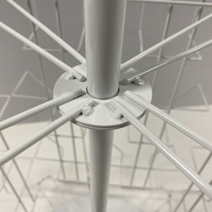 Thiệp chúc mừng truy cập Hiển thị Máy tính để bàn bưu thiếp hiển thị giá kim loại dây Thẻ đứng 4 mặt bóng chày thẻ hiển thị - Product Image 2