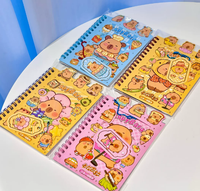 24 autocollants Kawaii Capybara pour livre DIY, carton personnalisé imprimé, journal, agenda, fournitures scolaires, papeterie de bureau