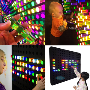 Panel de Pared Sensorial LED Interactivo para Sala Sensorial con Clavijas Luminosas para <span class=keywords><strong>Terapia</strong></span> del Autismo - Product Image 6