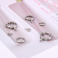 Vente en gros Fermoir OT en acier inoxydable de haute qualité avec placage PVD pour le bricolage de bijoux pour femmes et hommes