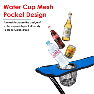 كرسي قابل للطي للتخييم في الهواء الطلق، متين ومحمول، متوفر بالجملة من المصنعين - Product Image 4