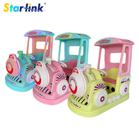 Trottinette Électrique Starlink BF-237 avec Auvent, Six Roues Lumineuses, en Plastique Épais, pour Usage Commercial Intérieur/Extérieur