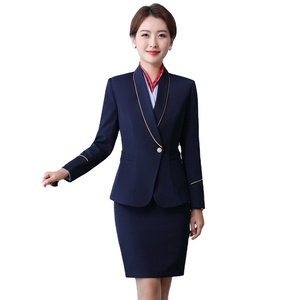 Uniforme uniforme da lavoro per salone <span class=keywords><strong>di</strong></span> bellezza uniforme da compagnia aerea personalizzata - Product Image 1
