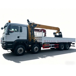 Grue sur <span class=keywords><strong>camion</strong></span> de 12 tonnes, moteur Weichai Euro 4 Diesel, transmission 8x4, haute qualité, prix usine, vente chaude pour l'exportation - Product Image 2