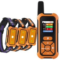 Chijie XD-T23 Wasserdichtes Wiederaufladbares Kabelloses ABS Hundetrainingshalsband mit Elektronischem Zaun FCC-Zertifiziert Mini-Größe