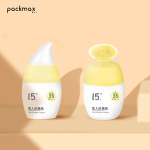 ขวดรูปตุ๊กตาหิมะ EVOH 5 ชั้น ขนาด 40 มล. – ภาชนะเปล่าสำหรับครีมกันแดดและโลชั่นเด็ก สำหรับครีมเด็กและผลิตภัณฑ์ดูแลมือ - Product Image 3