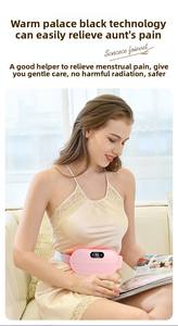 Almohadilla Térmica Menstrual Inalámbrica con Pantalla Digital, Alivia el Dolor, Masajeador de Cintura Inteligente, Material ABS, Función Musical - Product Image 5