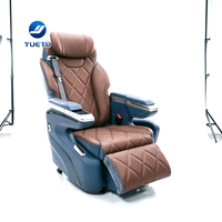 Ensemble de 2 sièges de capitaine inclinables électriquement avec repose-jambes, ventilation et chauffage pour Mercedes Benz Vito W447